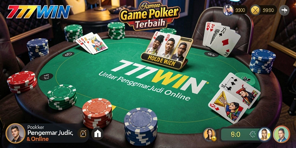 Tangkapan layar gameplay Poker seru di 777WIN.
