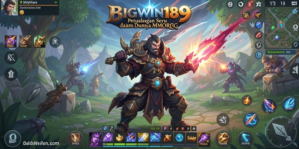 Gameplay seru BIGWIN189 dengan petualangan MMORPG yang mendalam.