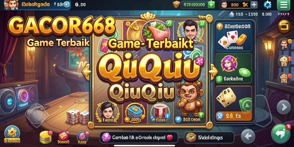 Gameplay QiuQiu yang menarik di GACOR668.