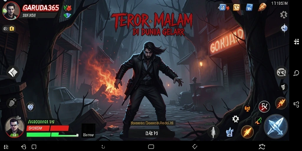 Screenshot gameplay GARUDA365 menampilkan teror yang mendalam dan kengerian yang nyata.