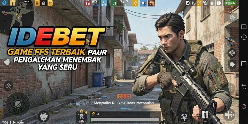Screenshot gameplay menampilkan aksi seru dalam game FPS IDEBET.