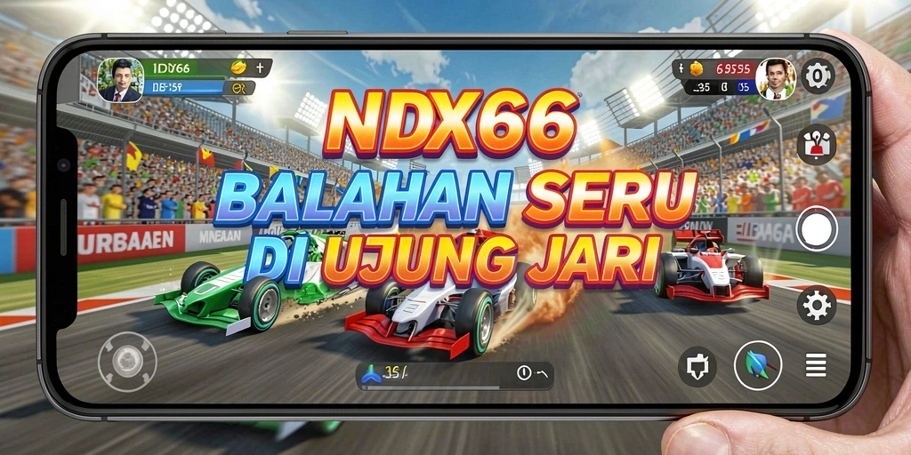 Tampilan gameplay <strong>IDX66</strong> yang seru dan menegangkan saat balapan.