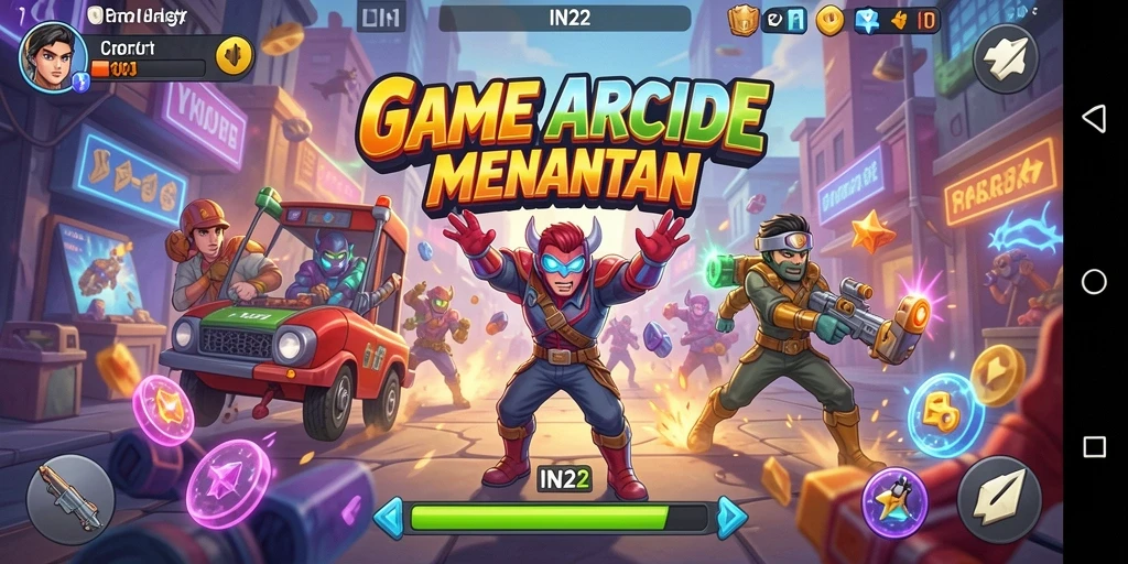 Tampilan gameplay menantang dari IN22 yang seru.