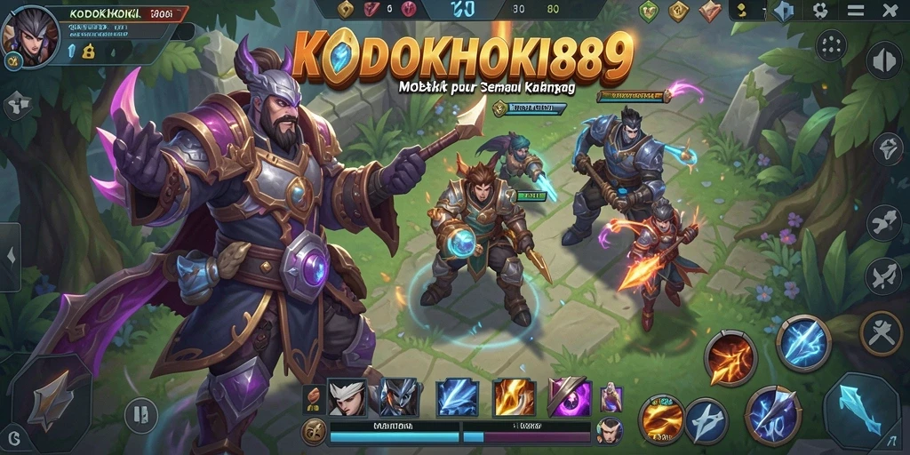 Tangkapan layar menunjukkan gameplay intens dari KODOKHOKI889.