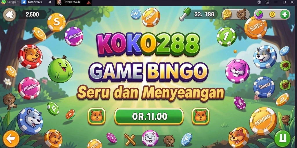Tampilan gameplay KOKO288 yang seru dan interaktif dalam permainan Bingo.