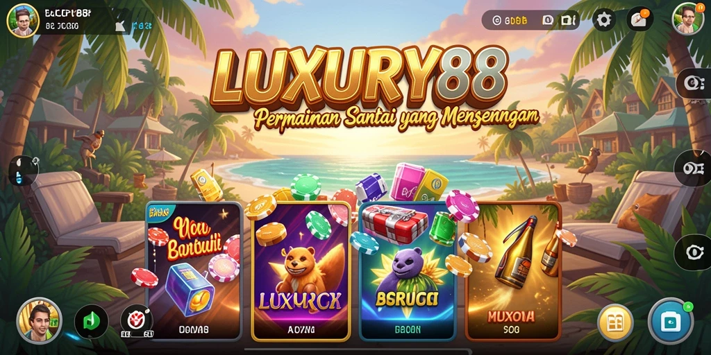 Tampilan gameplay LUXURY88 yang seru dan interaktif.