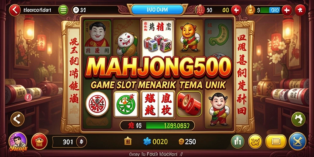 Screenshot gameplay <strong>MAHJONG500</strong> yang memukau dan penuh aksi slot.