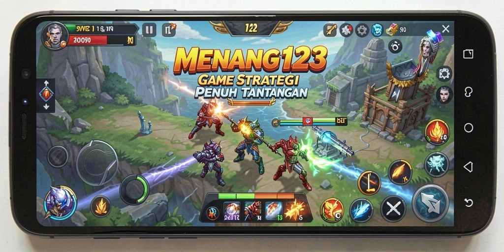 Tampilan menarik dari gameplay strategis MENANG123.