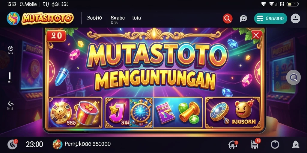 Tampilan menarik dari gameplay Slot MUTASITOTO.