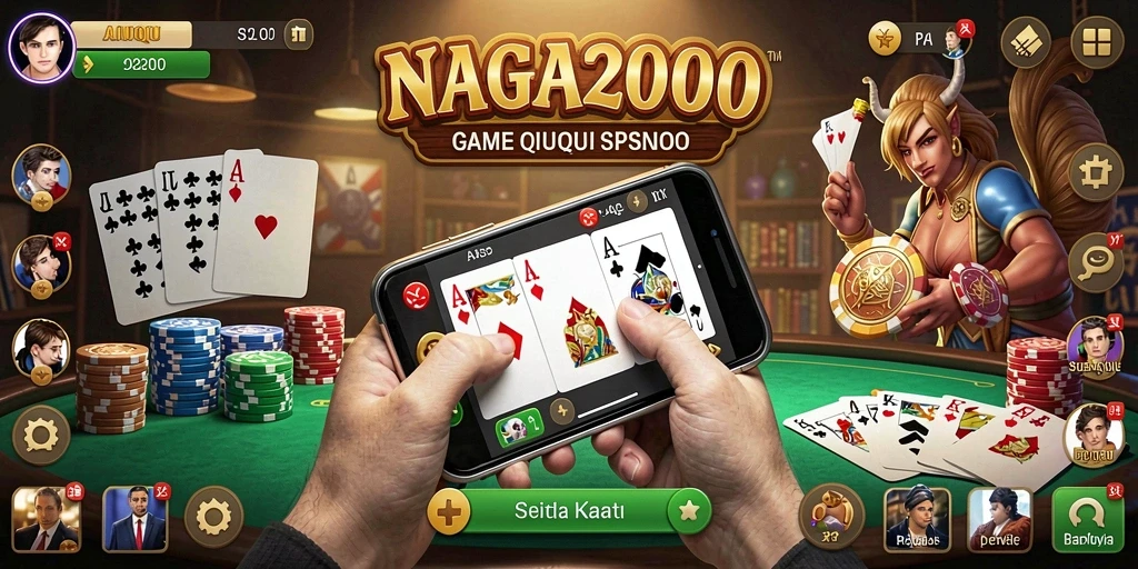 Tampilan gameplay seru dari NAGA2000 yang menarik.