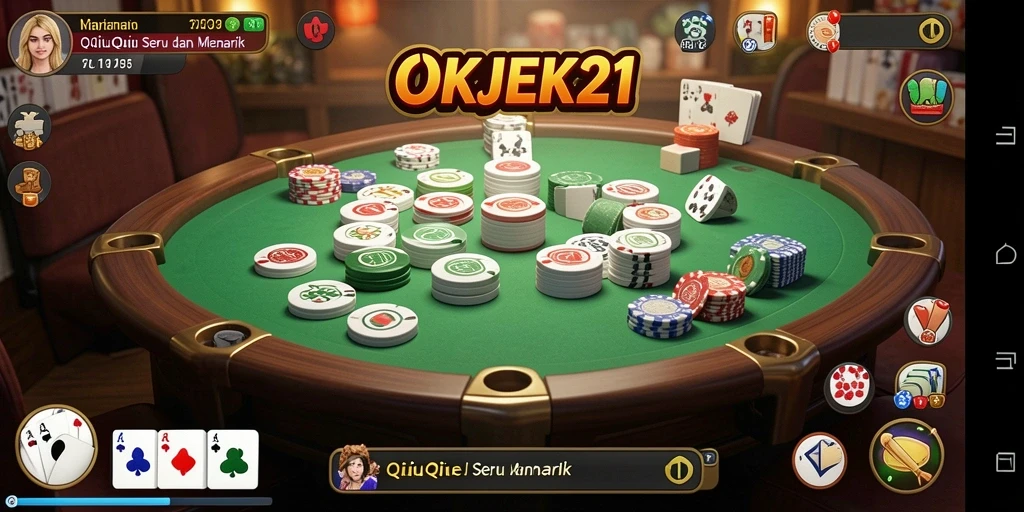 Screenshot gameplay QiuQiu yang menarik dan kompetitif.