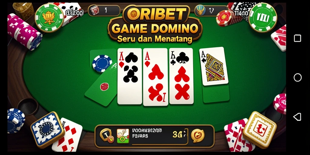 Gameplay seru dan interaktif dari game Domino ORIBET.