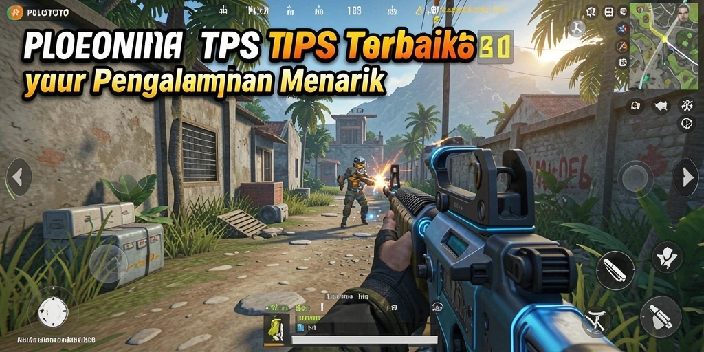 Tampilan game TPS yang mendebarkan dengan pertempuran intens.