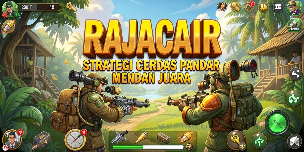 Tampilan gameplay RAJACAIR dengan taktik yang mendebarkan.