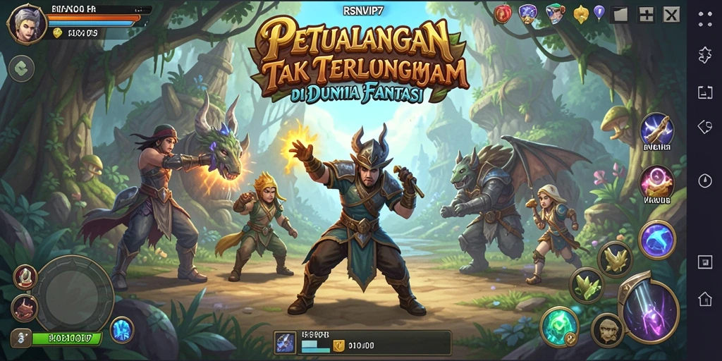 Screenshot menampilkan gameplay seru di dunia petualangan RSNVIP7.