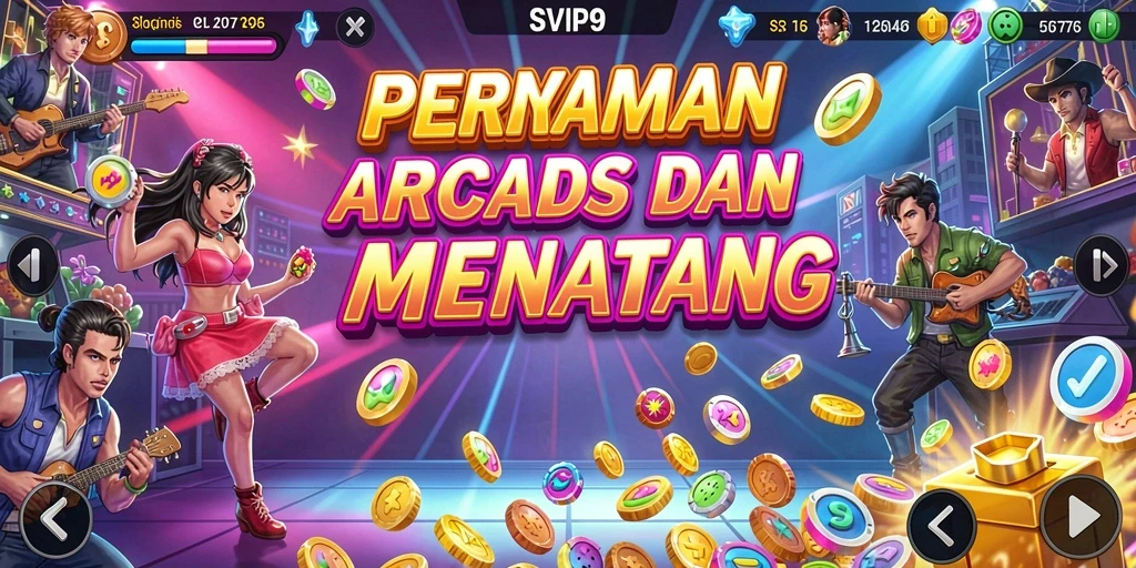 Tangkapan layar gameplay SVIP9 yang penuh aksi Arcade.