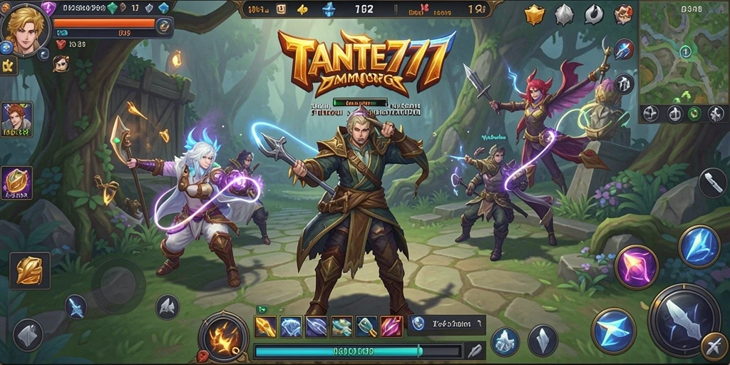 Screenshot gameplay TANTE777 yang menampilkan aksi petualangan seru.